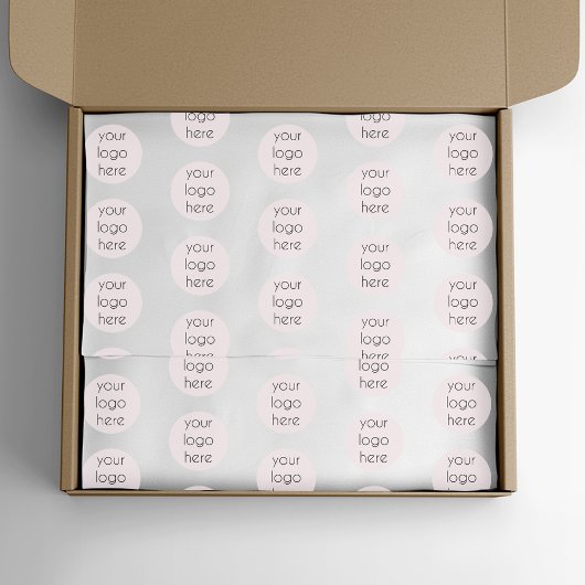 ビジネスガーリーロゴのパッケージブランド企業の 薄葉紙