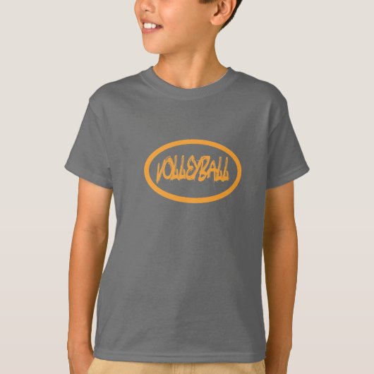 ビジネスキッズバレーボールティーでの立ち位置 Tシャツ (正面)