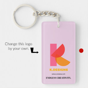 ビジネスキーホルダーのミニマリストの黒い背景 キーホルダー