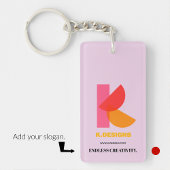 ビジネスキーホルダーのミニマリストの黒い背景 キーホルダー