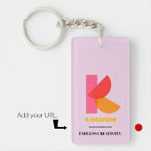 ビジネスキーホルダーのミニマリストの黒い背景 キーホルダー