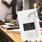 ビジネスキーホルダーミニマリスト白黒 キーホルダー