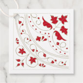 ビジネスギフトエレガントメッセージカードを補完 フェイバータグ (正面)