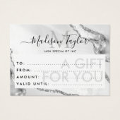 ビジネスギフト券シルバーグリッターゲート (正面)