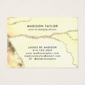 ビジネスギフト券金ゴールドグリッター案 (裏面)