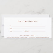 ビジネスギフト証明書テラコッタボホ (裏面)