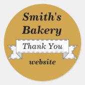 ビジネスクラシックスタンプ ラウンドシール (正面)