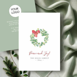 ビジネスクリスマスカードのロ企業のゴ シーズンカード