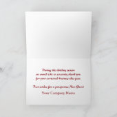 ビジネスクリスマスカード シーズンカード (内部)