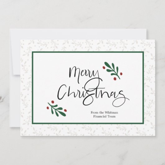 ビジネスクリスマスカード シーズンカード (正面)