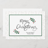 ビジネスクリスマスカード シーズンカード (正面/裏面)