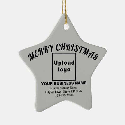 ビジネスクリスマスグレースターセラミックオーナメント セラミックオーナメント (右)