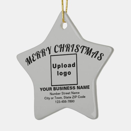 ビジネスクリスマスグレースターセラミックオーナメント セラミックオーナメント (左)