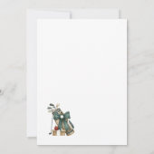 ビジネスクリスマスゴルフテーマパーティーパー・ティー 招待状 (裏面)