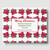 ビジネスクリスマスハッピーホリデーカスタムズ ゲストブック (正面)