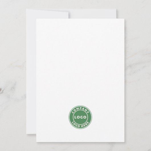 ビジネスクリスマスホリデーパーティー 招待状 (裏面)