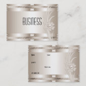 ビジネスクリームアールデコフローラ 名刺 (正面/裏面)