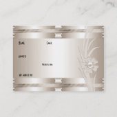 ビジネスクリームアールデコフローラ 名刺 (裏面)