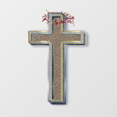 ビジネスクロスウィンドウステッカー透明 ウィンドウサイン (シート)