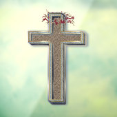 ビジネスクロスウィンドウステッカー透明 ウィンドウサイン (シート3)