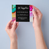 ビジネスクーポンオファーマーケティングの新しい住所の名前 チラシ (手)