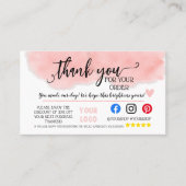 ビジネスクーポン提供マーケティングの新しい住所 紹介カード (正面)