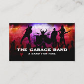 ビジネスクールカード用ミュージックバンド 名刺 (正面)