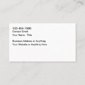 ビジネスクールカー車のドのデザイン新規 名刺 (裏面)