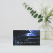 ビジネスクール車のカードのデザイン 名刺 (スタンド正面)