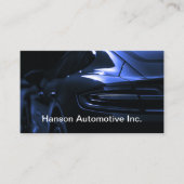 ビジネスクール車のカードのデザイン 名刺 (正面)