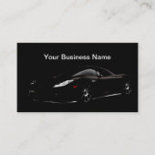 ビジネスクール車のカードエキゾチック車 名刺 (正面)