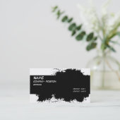 ビジネスグランジカード用インク汚れテンプレート 名刺 (スタンド正面)