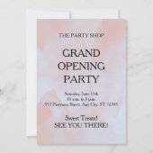 ビジネスグランドオープニングその他のお祝い 招待状 (正面)