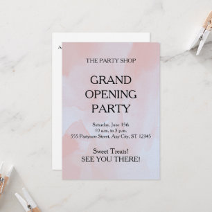 ビジネスグランドオープニングその他のお祝い 招待状