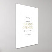 ビジネスグランドオープニングエレガントイベントフォイルサイン 箔ポスター (レイダウン)
