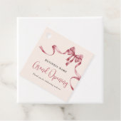 ビジネスグランドオープニングモダンレッドリボン フェイバータグ (インサイチュ)