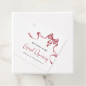 ビジネスグランドオープニングモダンレッドリボン フェイバータグ (インサイチュ)