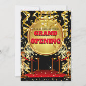 ビジネスグランドオープンのVIPレッドカーペット 招待状 (正面)