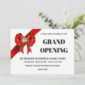 ビジネスグランドオープンレッドボウリボンVIPゲスト セーブザデート (スタンド正面)