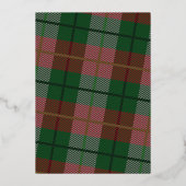 ビジネスグリーティングホワイトプレイドウォームウィッシュバラ 箔シーズンカード (裏面)