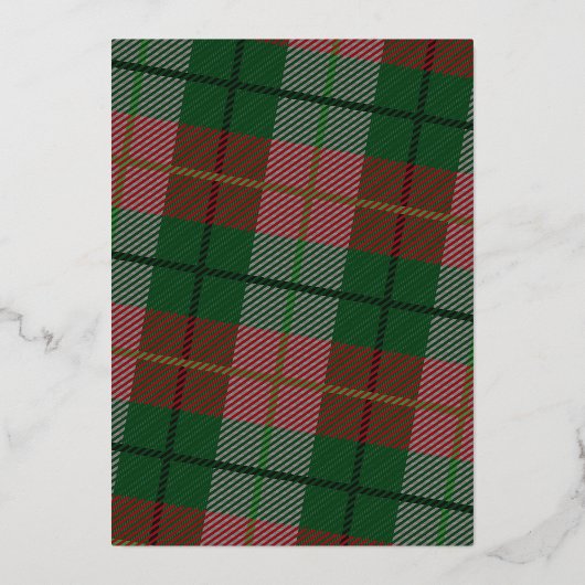 ビジネスグリーティングホワイトプレイドウォームウィッシュバラ 箔シーズンカード (裏面)