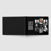 ビジネスゲストブック8写真の打ち上げ開口部 ゲストブック (全面)