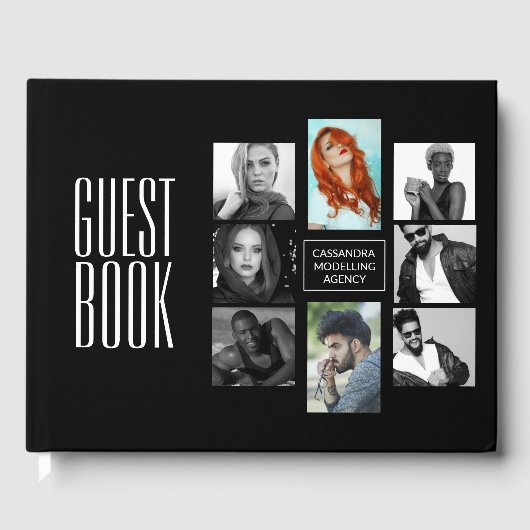 ビジネスゲストブック8写真の打ち上げ開口部 ゲストブック (正面)