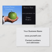 ビジネスコンサルタントの名刺 名刺 (正面/裏面)