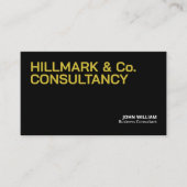 ビジネスコンサルタントプロフェッショナルカード(QRコード付き) 名刺 (正面)