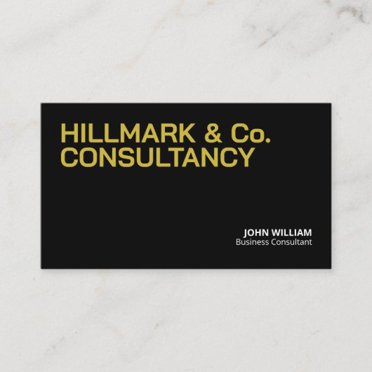 ビジネスコンサルタントプロフェッショナルカード(QRコード付き) 名刺 (正面)