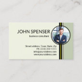 ビジネスコンサルタント財務顧問不動産仲介業者 名刺 (正面)