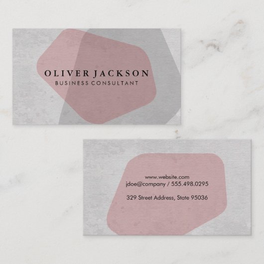 ビジネスコンサルタント 名刺 (正面/裏面)