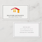 ビジネスコンサルタント | 実在代理人 名刺 (正面/裏面)