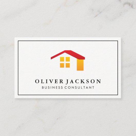 ビジネスコンサルタント | 実在代理人 名刺 (正面)